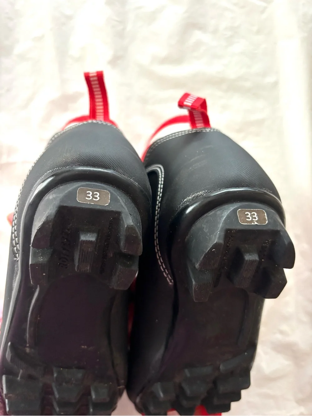 NWOT Rossignol X1 Jr Red blk Nordic Cross Country Ski Boots SZ 2 Youth EU SZ 33